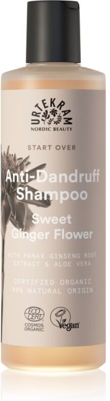 Urtekram Sweet Ginger Flower shampoing hydratant anti-pelliculaire aux extraits d'aloe et de gingembre 250 ml