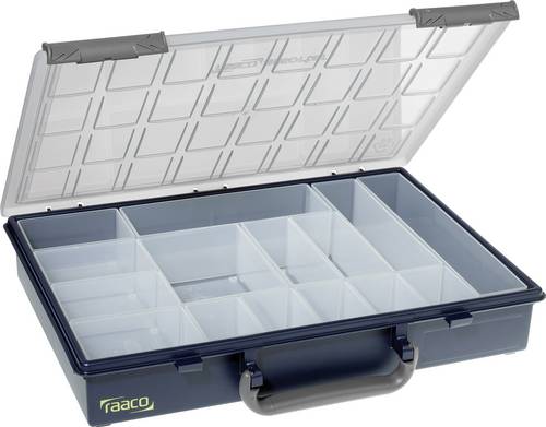 raaco Assorter 55 4x8-15 Sortimentskasten (L x B x H) 338 x 261 x 57 mm Anzahl Fächer: 15 feste Unterteilung Inhalt 1 St.