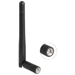 DeLOCK 90150 Netzwerk-Antenne Omnidirektionale Antenne RP-SMA 2 dBi