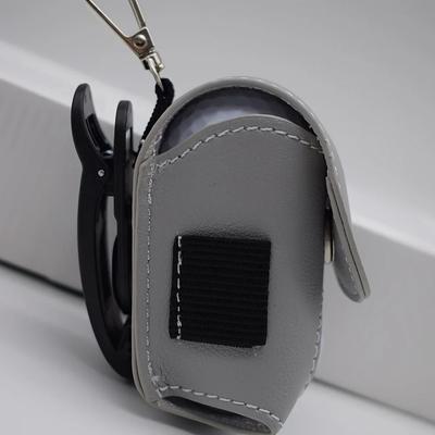 Inspired Finds Portable Mini Golf Ball Storage Bag With Hook light Grey