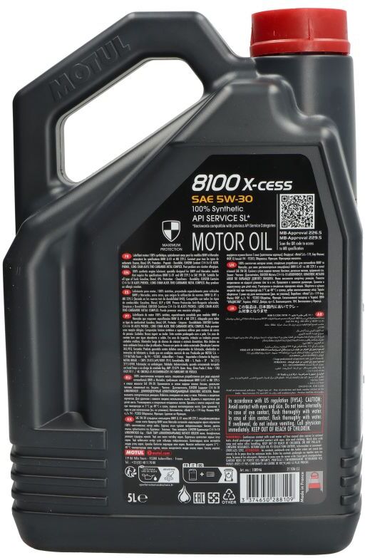 Motoröl MOTUL 108946 8100 X-CESS 5W30 5L