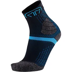 Sidas, Unisex, Sportsocken, Trail Double (37 - 38), Schwarz, Türkis