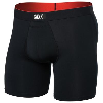 Saxx - Multi-Sport Mesh Boxer Brief Fly - Kunstfaserunterwäsche Gr XL schwarz