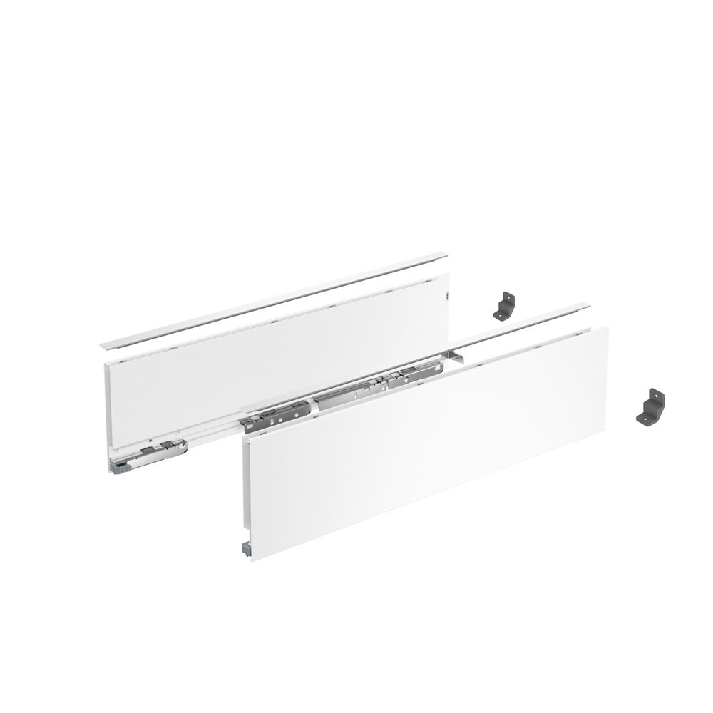 Hettich Möbel-Schubkastenzarge, AvanTech YOU, 650mm, links und rechts, weiß 9353400