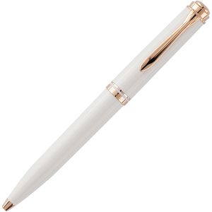 Pelikan Kugelschreiber Souverän K600, 300014588, weiß/roségold, Edelharz