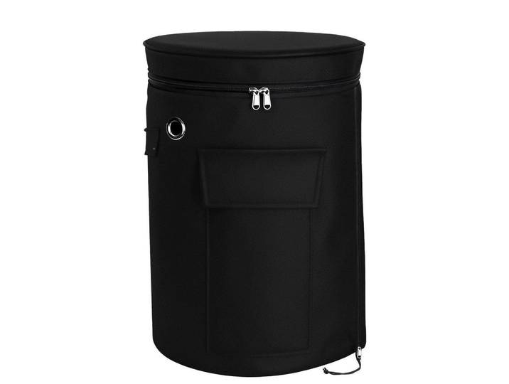 Abdeckhaube für Gasflasche 11Kg schwarz, Schwarz, Kunststoff, 33x66x33 cm, Gartenzubehör, Abdeckung für Gartenmöbel