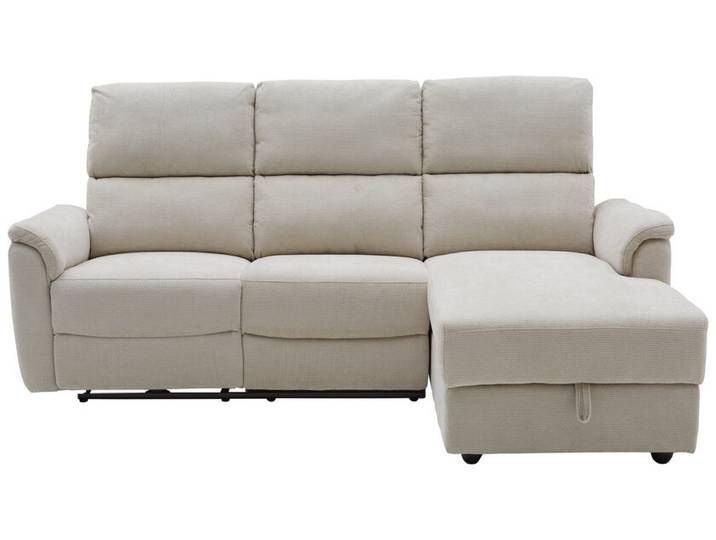 Ecksofa SILVA 220 x 150 cm Cream