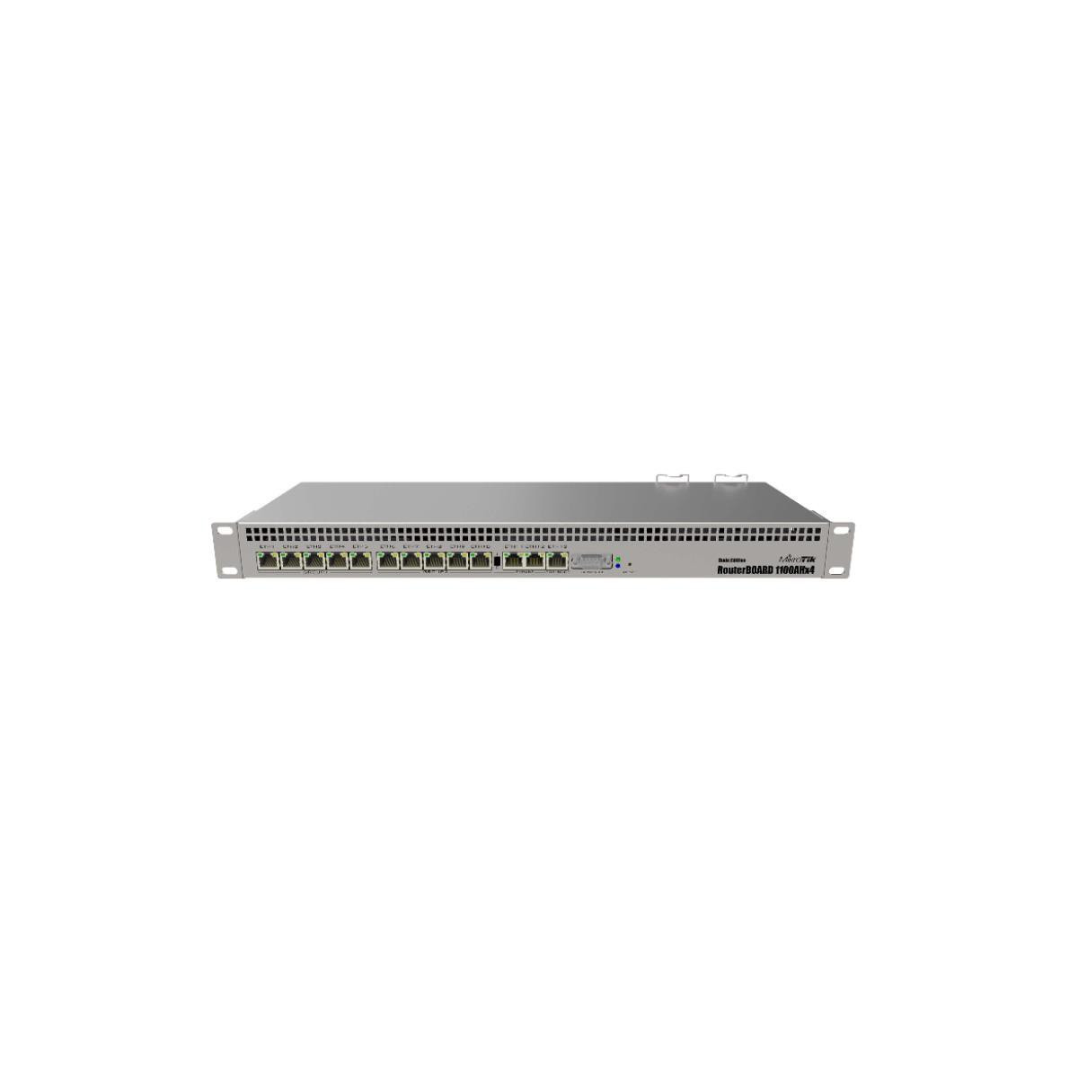 MikroTik RB1100AHx4 Dude Edition wired router Silver