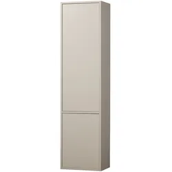 Schrank Meggy aus Kiefer, modern mit Push-to-Open, hellgrau, schmal 55 cm, FSC-zertifiziert
