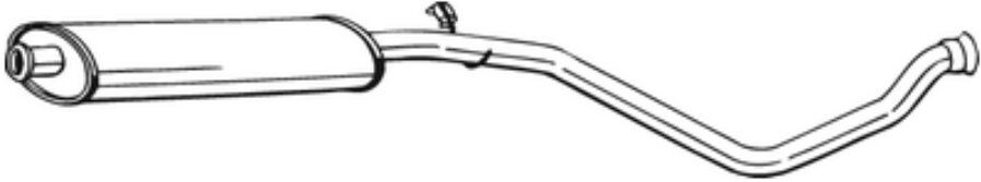 Silencieux Central Bosal 282-693