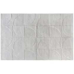 como Webteppich  Carruth , beige , Wolle,Baumwolle,Synthetische Fasern , Maße (cm): B: 80