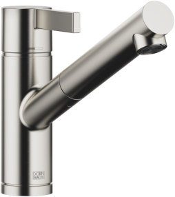 Dornbracht Eno Spültisch-Einhebelmischer 33840760-06 herausziehbar, Ausladung 220 mm, platin matt