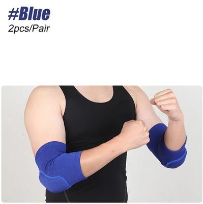 Uplift Essentials Compression Elbow Pads blue s