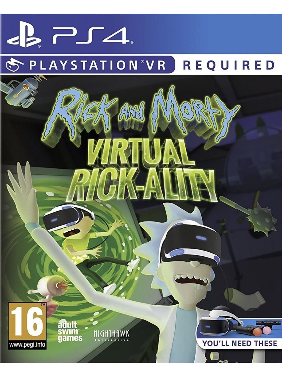 Rick and Morty Virtual Rick-Ality (PSVR) - Sony PlayStation 4 - Virtual Reality - PEGI 16