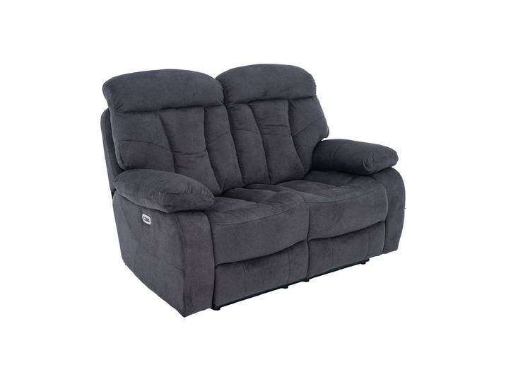 Einzelsofa 2-Sitzer anthrazit Microfaser - Relaxfunktion - NEVADA