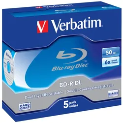 Verbatim 43748 Leere Blu-Ray Disc BD-R 50 GB 5 Stück(e)