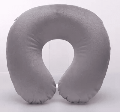 Inspire Essentials Inflatable U Shaped Travel Neck Pillow With Cervical Support Inflatable U Shaped Travel Neck Pillow With Cervical Support