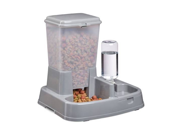 Relaxdays Voer-en drinkbak 2 in 1