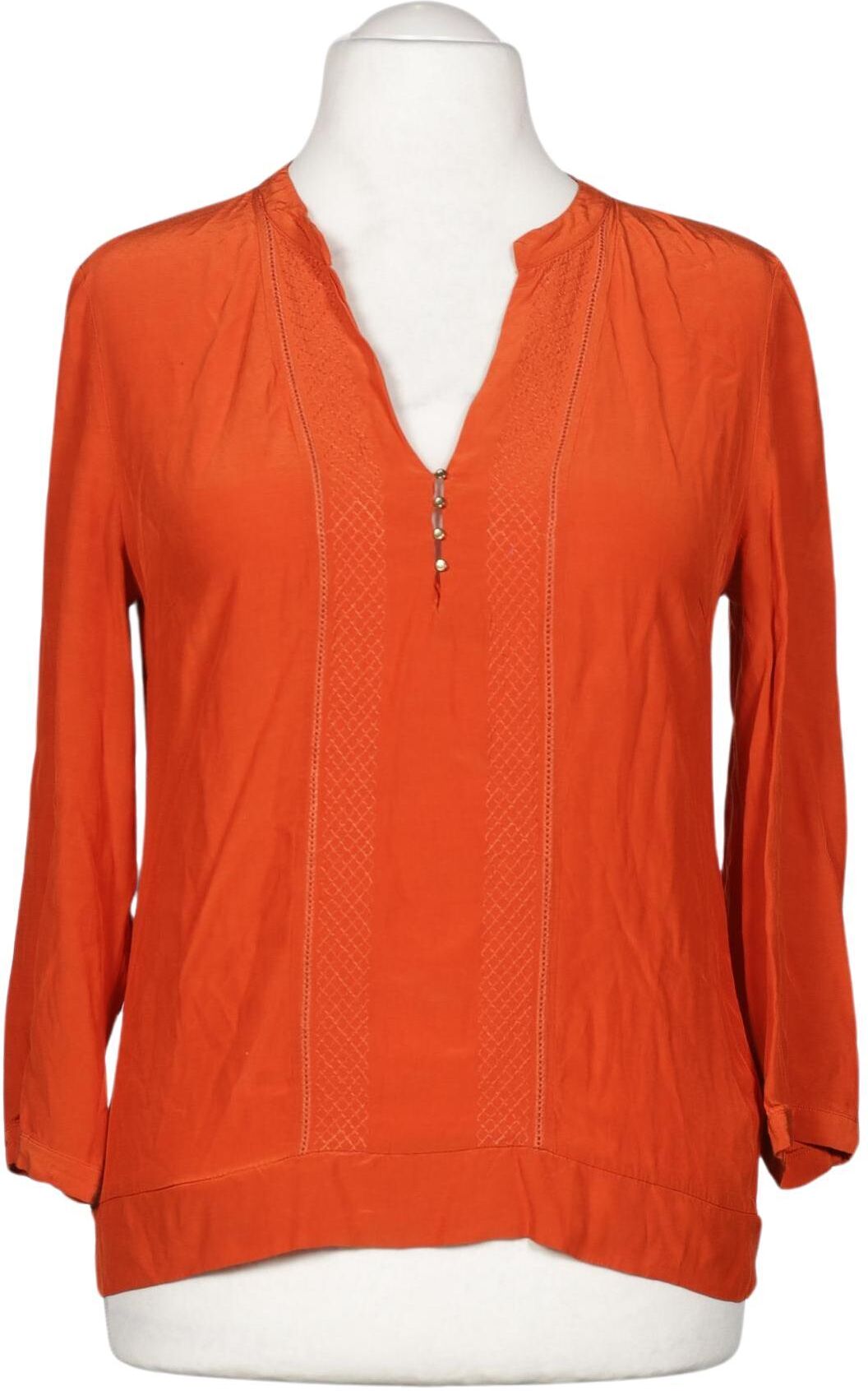 Massimo Dutti Damen Bluse, Orange, Gr. XL, Viskose - Second Hand