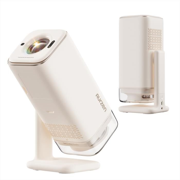 AURZEN Mini Proiettore Portatile Boom Air-white