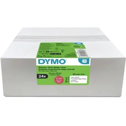 DYMO Original LabelWriter Versandetiketten/-Namensschilder (groß) | 54 mm x 101 mm | 24 Rollen mit je 220 leicht ablösbaren Etiketten (5.280 Etiketten) | für LabelWriter Etikettendrucker