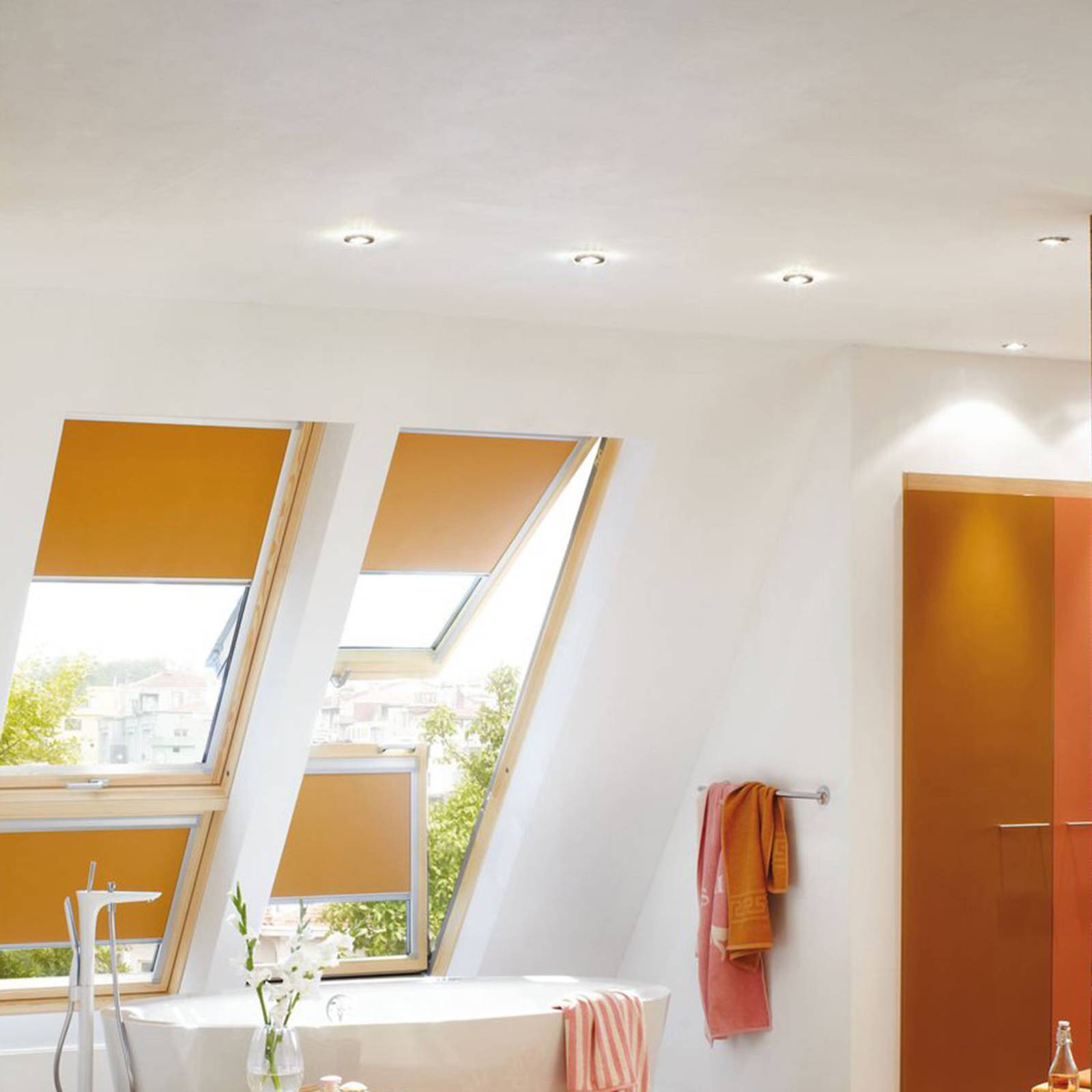 Paulmann Nova recessed spotlight, set of 3, white, dimmable, IP65, 2,700 K Nova, dimmable, White / opal, Living / Dining Room, Aluminium, Modern, Spotlight Recessed
