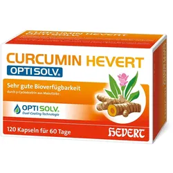CURCUMIN HEVERT OptiSolv Kapseln 120 St