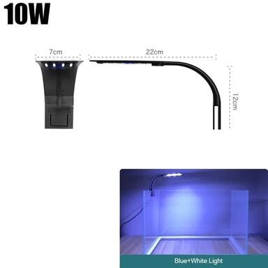 Uplift Essentials Super Slim LED Aquarium Light With Clip On Design us Plug x5b bw