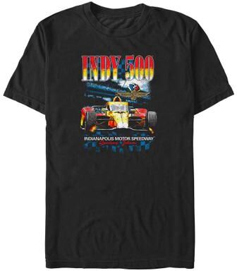 Men's Big & Tall Indy Crowd Race by Mad Engine in Black (Size 4XL)