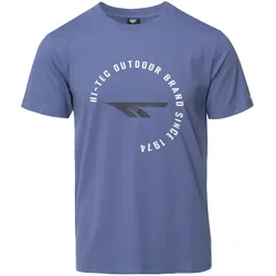 Hitec, Herren, Sportshirt, Herren Kurzarm-T-Shirt OLEN (3XL), Blau