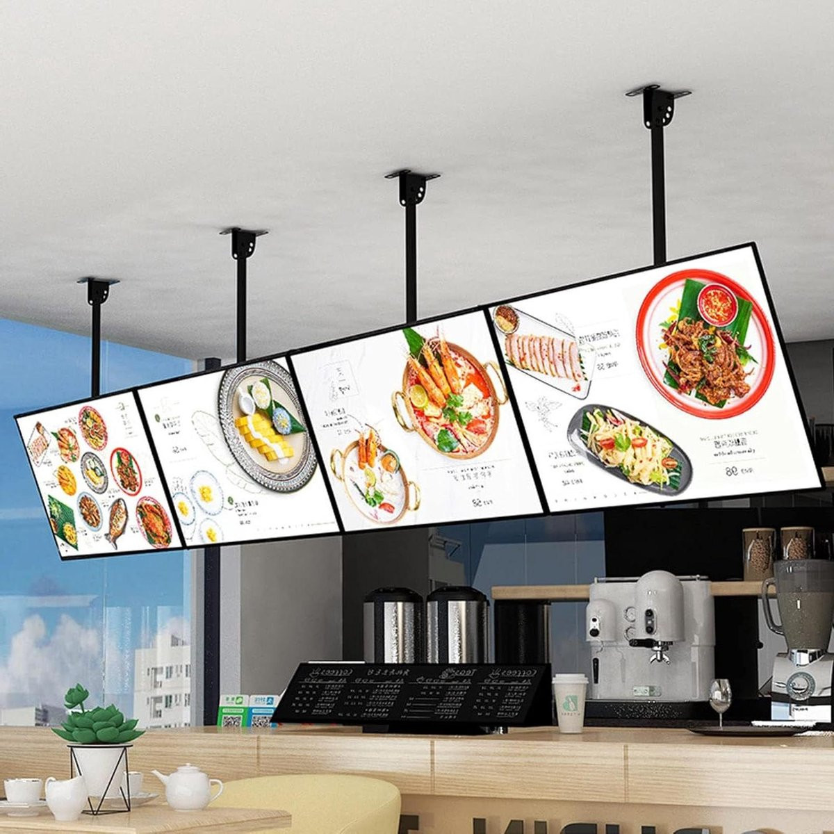 Led Posterlijst Klikframe Lichtbak Zwart Aluminium 40 x 30 cm