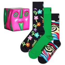 Happy socks 3P Hyper Cube Socks Gift Box Mixed Baumwolle Gr 41/46