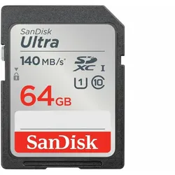 SanDisk Ultra R140 SDXC 64GB, UHS-I U1, Class 10