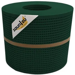zaun zu® Sichtschutzstreifen PP Premium Gelocht 30 Prozent Streifen Grün 26m
