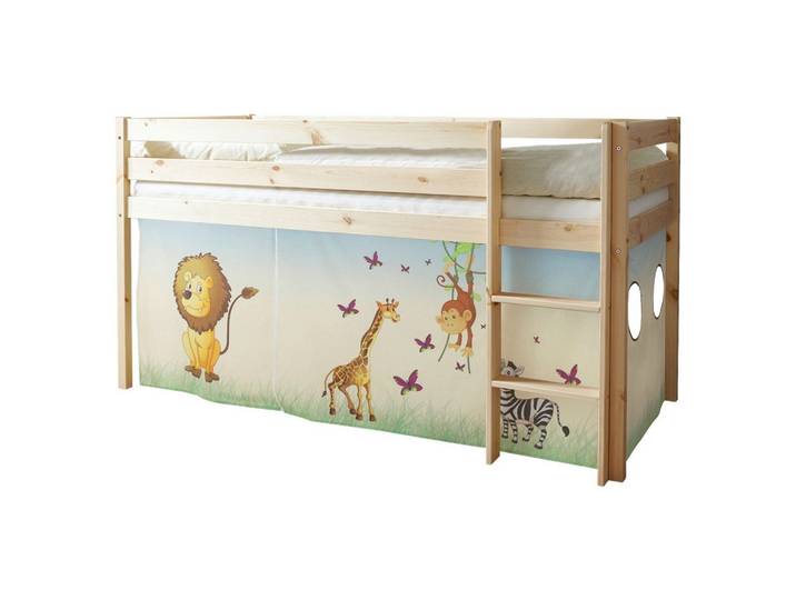 Spielbett Holz Malte ca. 90x200 cm Safari
