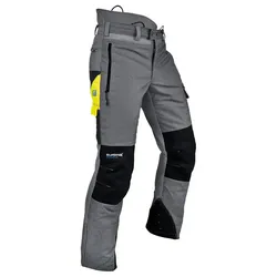 Forst-und Schnittschutzhose "VENTILATION" Klasse 1 grau - L - grau