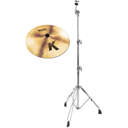 Zildjian K 19" Dark Crash Thin + gerader Beckenständer SET