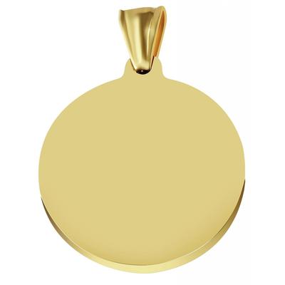 Kettenanhänger ADELIA´S "moderner Schmuck Anhänger aus Edelstahl", gold, Schmuckanhänger, Damen, Edelstahl, Kettenanhänger