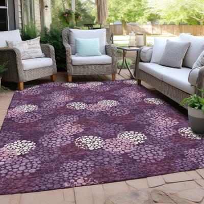 Addison Rugs Machine Washable Indoor/ Outdoor Chantille Modern Bubbles Rug