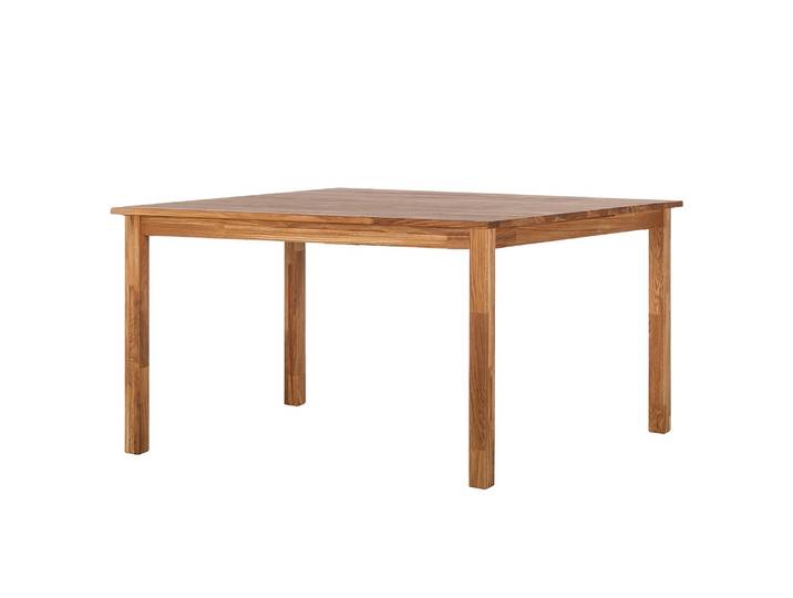 Table LemsiWOOD 140 x 80cm Beige/Marron/Chêne