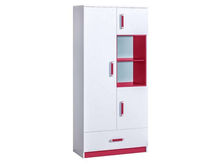 99rooms Kinderkleiderschrank Taira III (Standschrank, Kinderschrank) mit 2 offenen Fächern und Schublade, Vollauszug, viel Stauraum, Design Modern, für Kinder