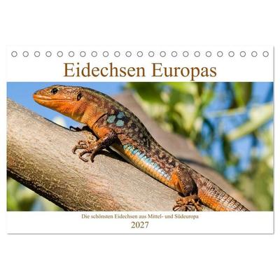 Eidechsen Europas (Tischkalender 2027 DIN A5 quer), CALVENDO Monatskalender