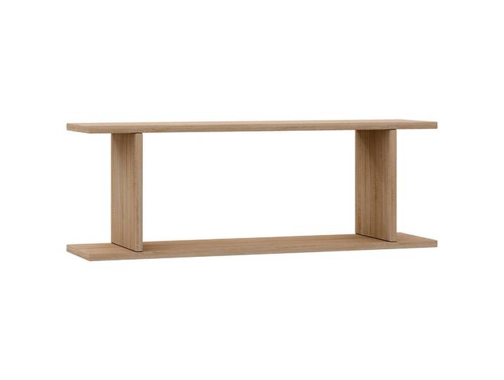 Mid.you Wandregal, Sonoma Eiche, Holzwerkstoff, 80x28x19.7 cm, Wohnzimmer, Regal, Wandregal