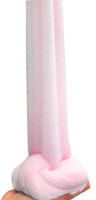 Uplifted Goods Cotton Candy Cloud Slime Scented Fluffy Toy 100ml red