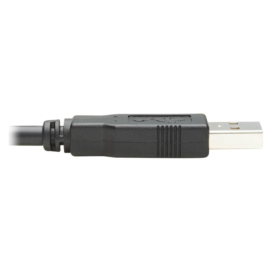 Eaton USB-A to RJ45 Rollover Console Cable M/M - Cisco Compatible 250 Kbps 10ft. 3,05m Bla (3.05 m) (U009-010-RJ45-X)