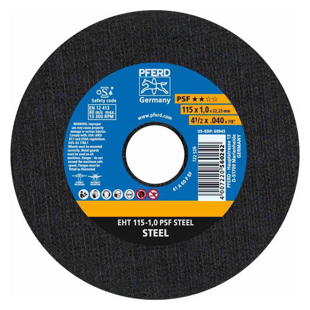 Pferd Trennscheibe EHT 115-1.0 A 60 P PSF/22.23 (61730010)