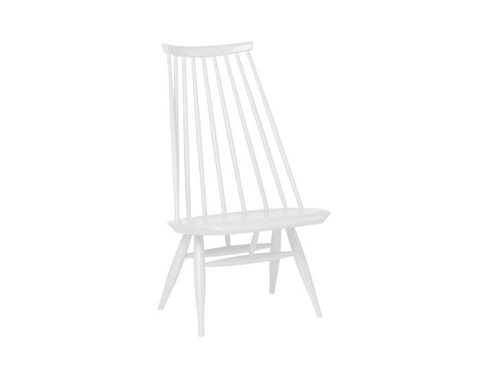 ARTEK fauteuil MADEMOISELLE LOUNGE CHAIR (Blanc - Bois massif de bouleau)