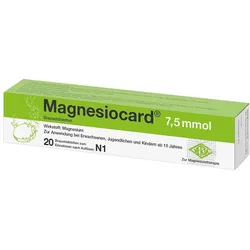 MAGNESIOCARD 7,5 mmol Brausetabletten 20 St