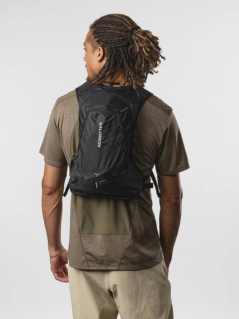 SALOMON Trinkrucksack Cross 8 8L schwarz B