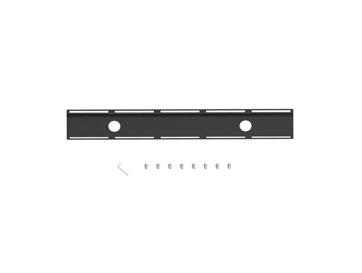 Kabelkanal für Pult 109 x 20 cm schwarz